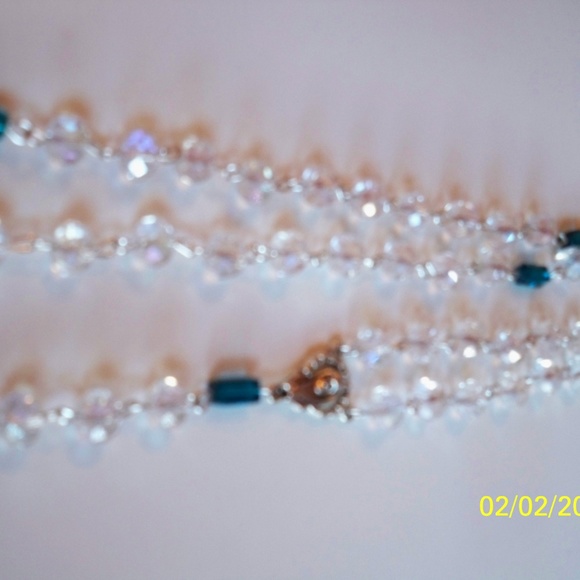 HANDMADE CRYSTAL ROSARY/NECKLACE - Picture 2 of 3